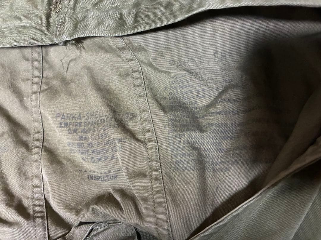 アメリカ軍 M51 フィッシュテール パーカ コットンサテン 1951年 M