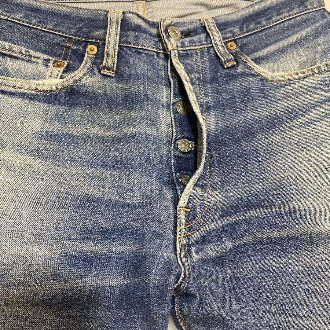 リゾルト710 W34L32 ストレートジーンズ セルビッチ 501 66 - メルカリ