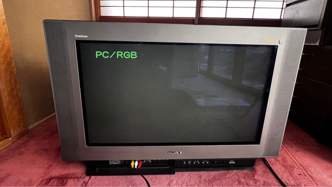 希少品！ソニーブラウン管テレビ KW-32HDF9 SONY 当時48万円購入