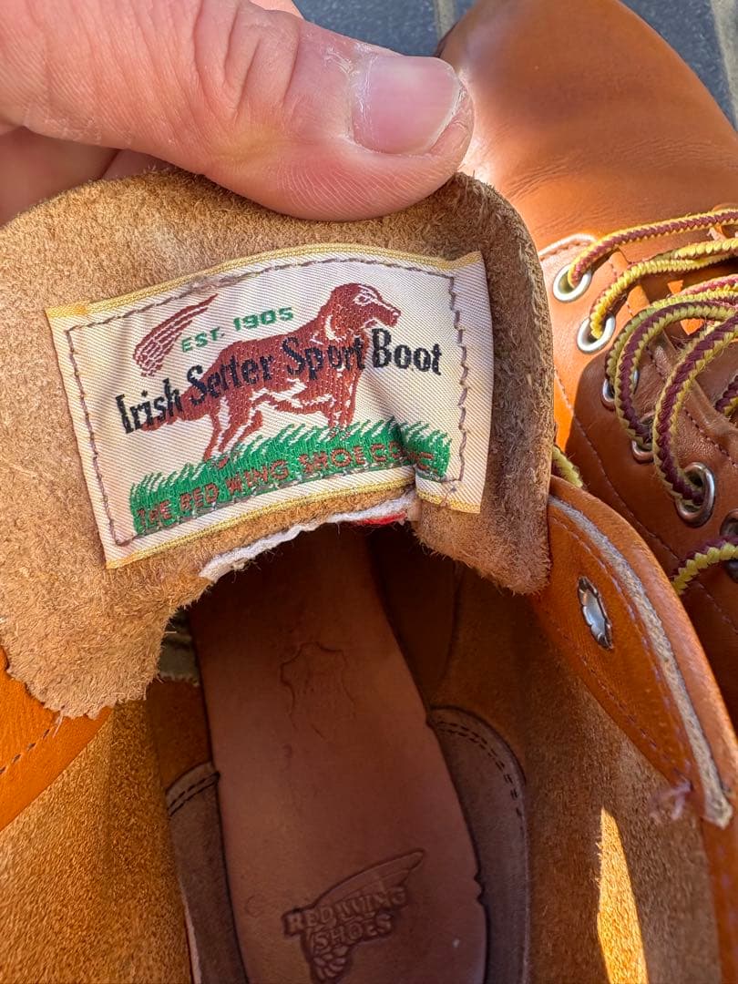 レッドウイング8D 9871 ゴールドラセット アイリッシュセッター - メルカリ