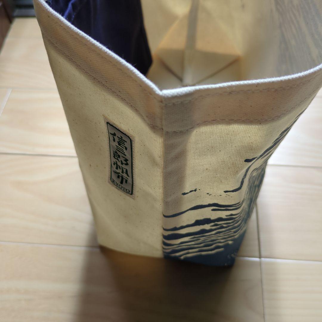 一澤信三郎帆布 トートバッグ「富嶽三十六景 凱風快晴」（葛飾北斎