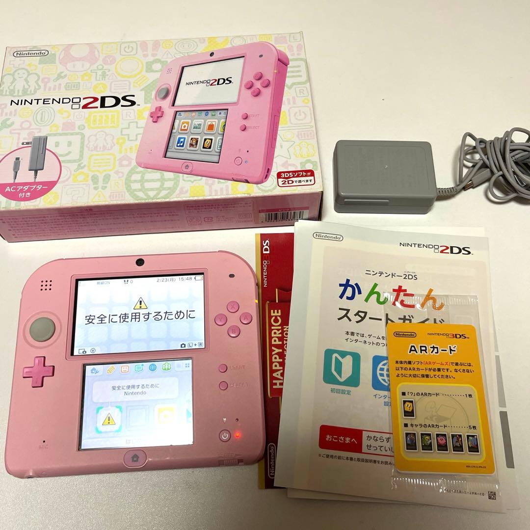 ニンテンドー2DS 本体 ピンク 動作確認済み - メルカリ