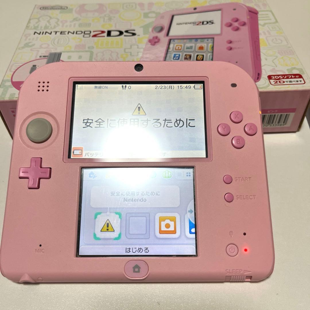 ニンテンドー2DS 本体 ピンク 動作確認済み - メルカリ