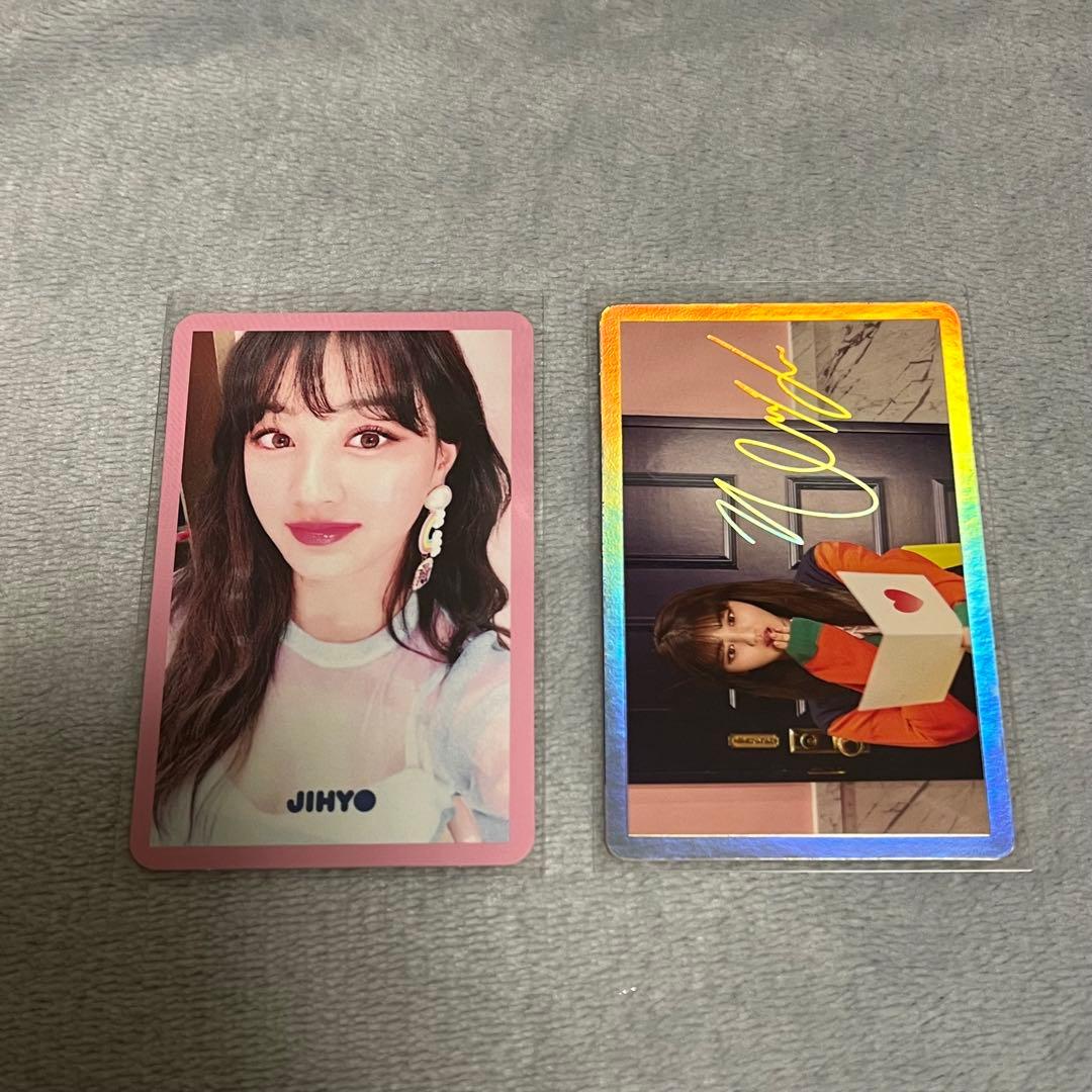 twice signal ジヒョ トレカ 2枚セット - メルカリ