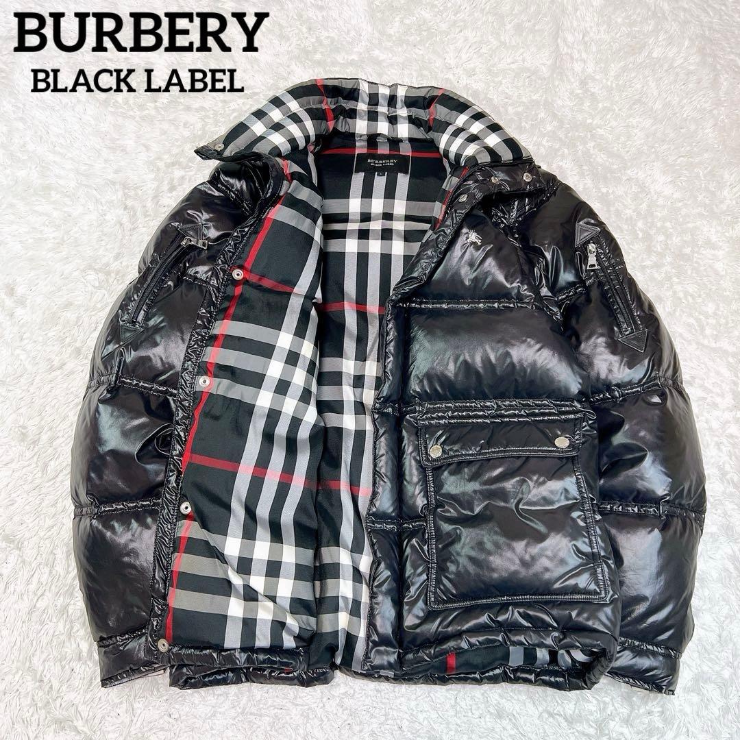 バーバリー ブラックレーベル ダウンジャケット ダウンベスト 2WAY L