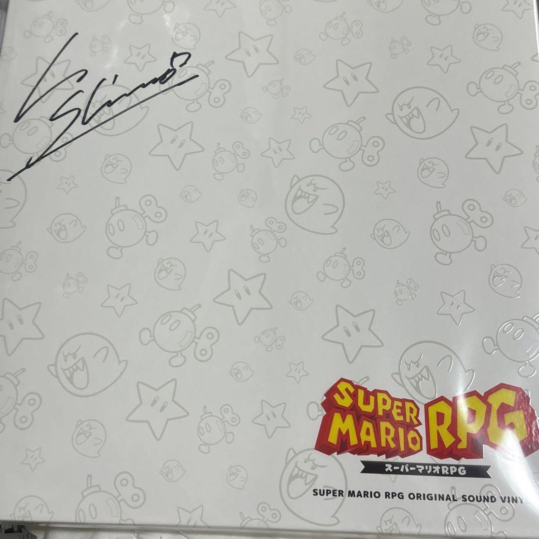 スーパーマリオRPG サントラ VINYL BOX 下村陽子サイン入り スクエニ