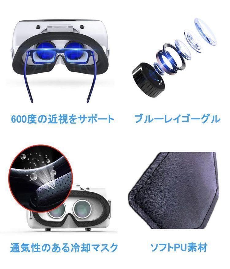 ❤まるで映画館の様な迫力＆臨場感❣近眼でも裸眼でVR体験OK♪❤VRゴーグル