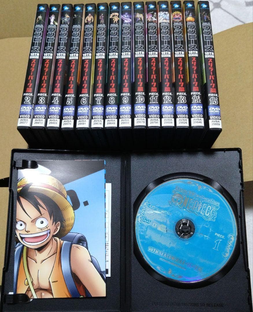 ONE PIECE　10thシーズンスリラーバーク篇　ＤＶＤ１５巻セット④ Amazon.co.jp: ONE PIECE ワンピース 10THシーズン スリラーバーク篇