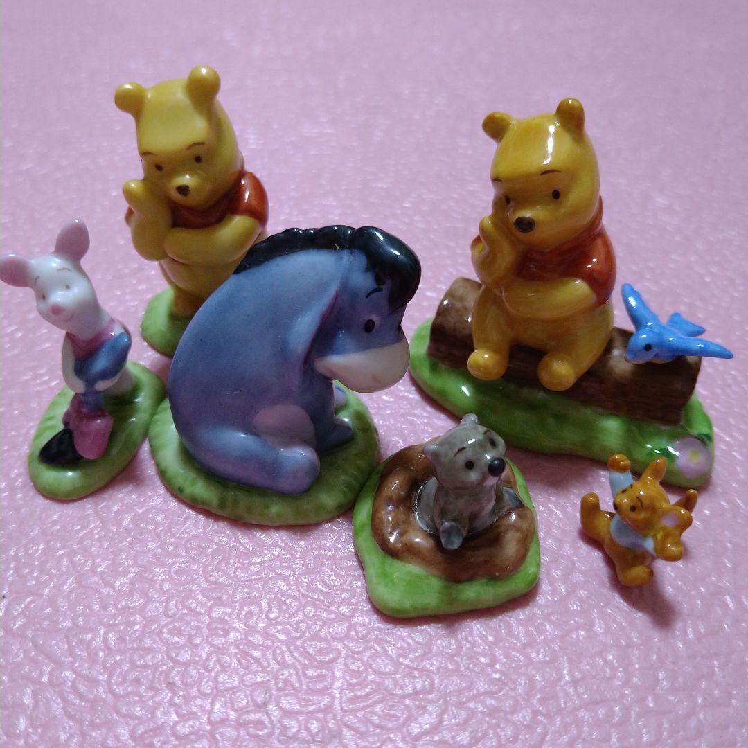 ディズニー、千趣会、プーさんミニチュア置物 - メルカリ