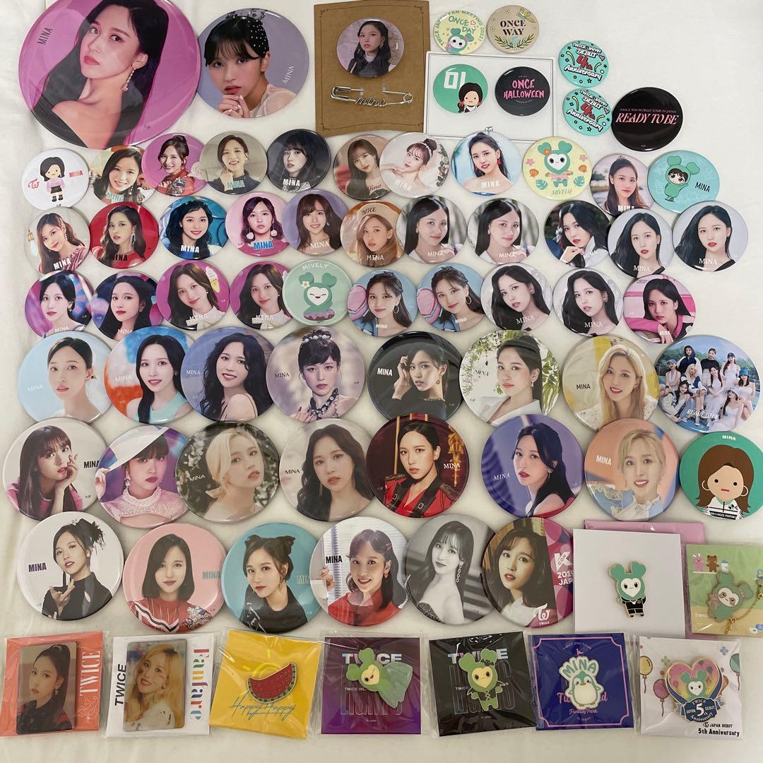値下げ】TWICE MINA ミナ 缶バッジ セット まとめ売り 痛バ - メルカリ