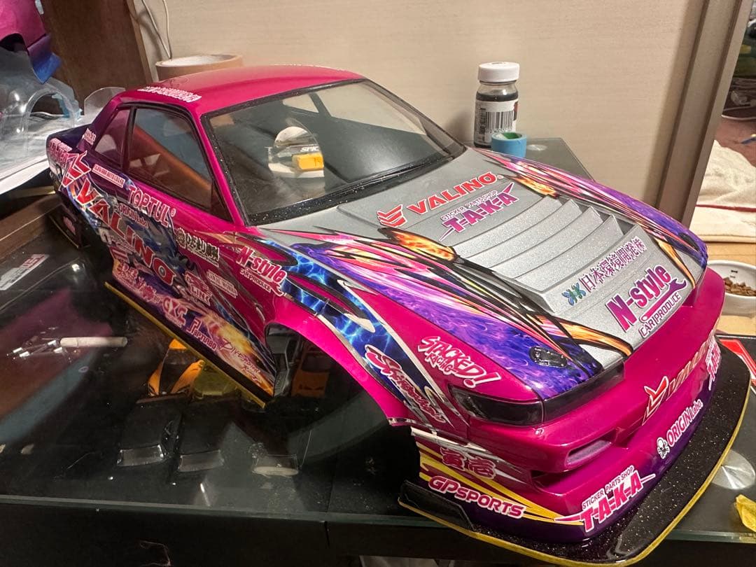 アディクションS13シルビア中村直樹2024未走行 アディクション ☆ AD-HB19V8 「 シルビア（S13） 中村直樹 2024開幕戦