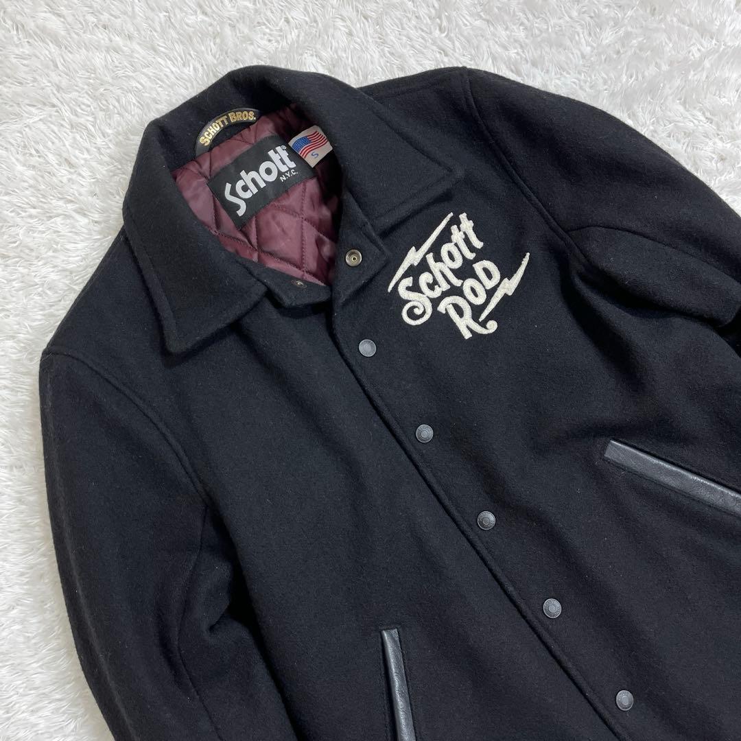 オンライン セールファッション - ショット Schott Rod 刺繍 メルトン