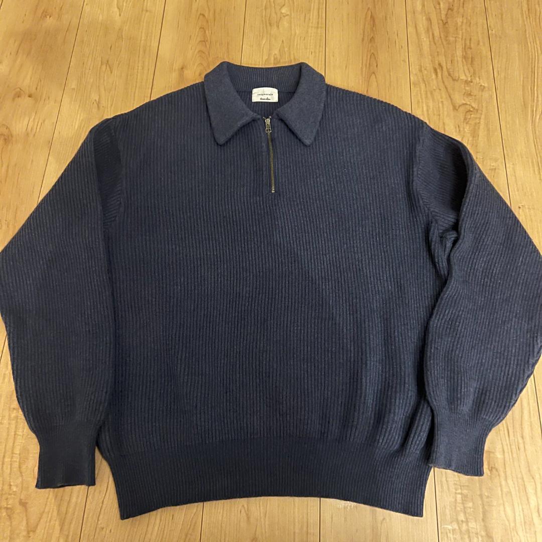 22aw Crepuscule x Steven Alan Zip Polo 1 - メルカリ