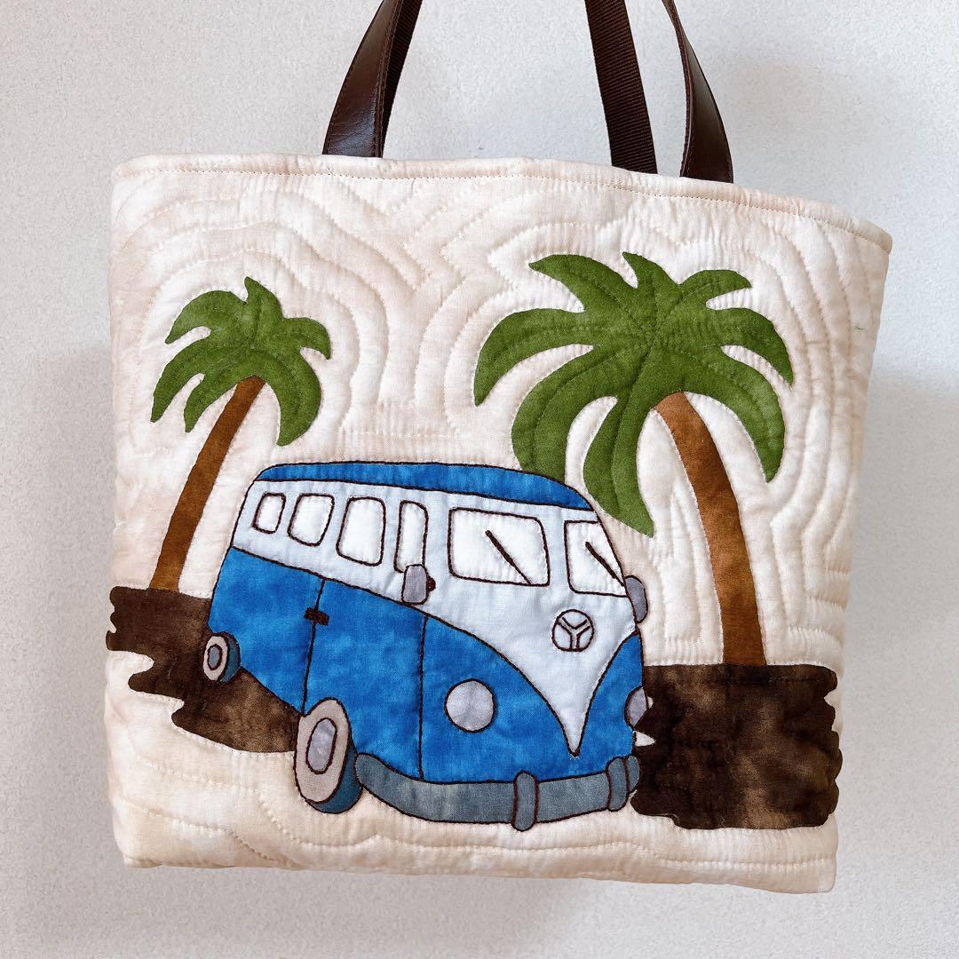 ハワイアンキルトバッグ、しょうりゅう様とお取引中、ワーゲンバス