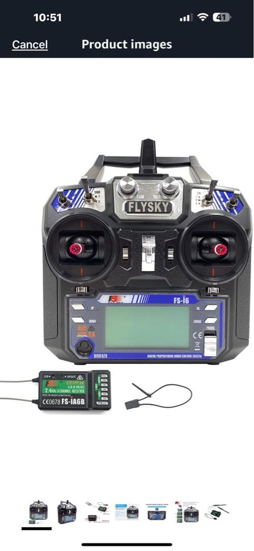 FLYSKY FS-i6 送信機とFS-iA6B レシーバー 3セット