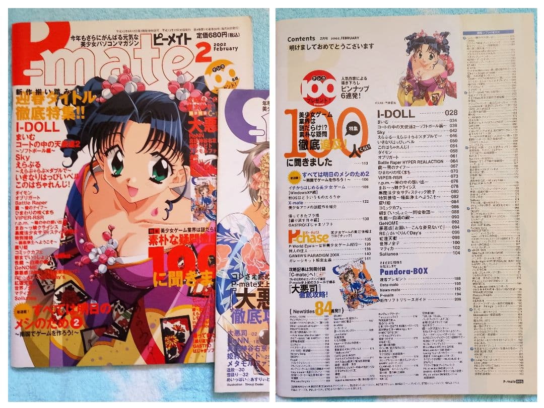 ピーメイト　2002年1月号〜12月号セット