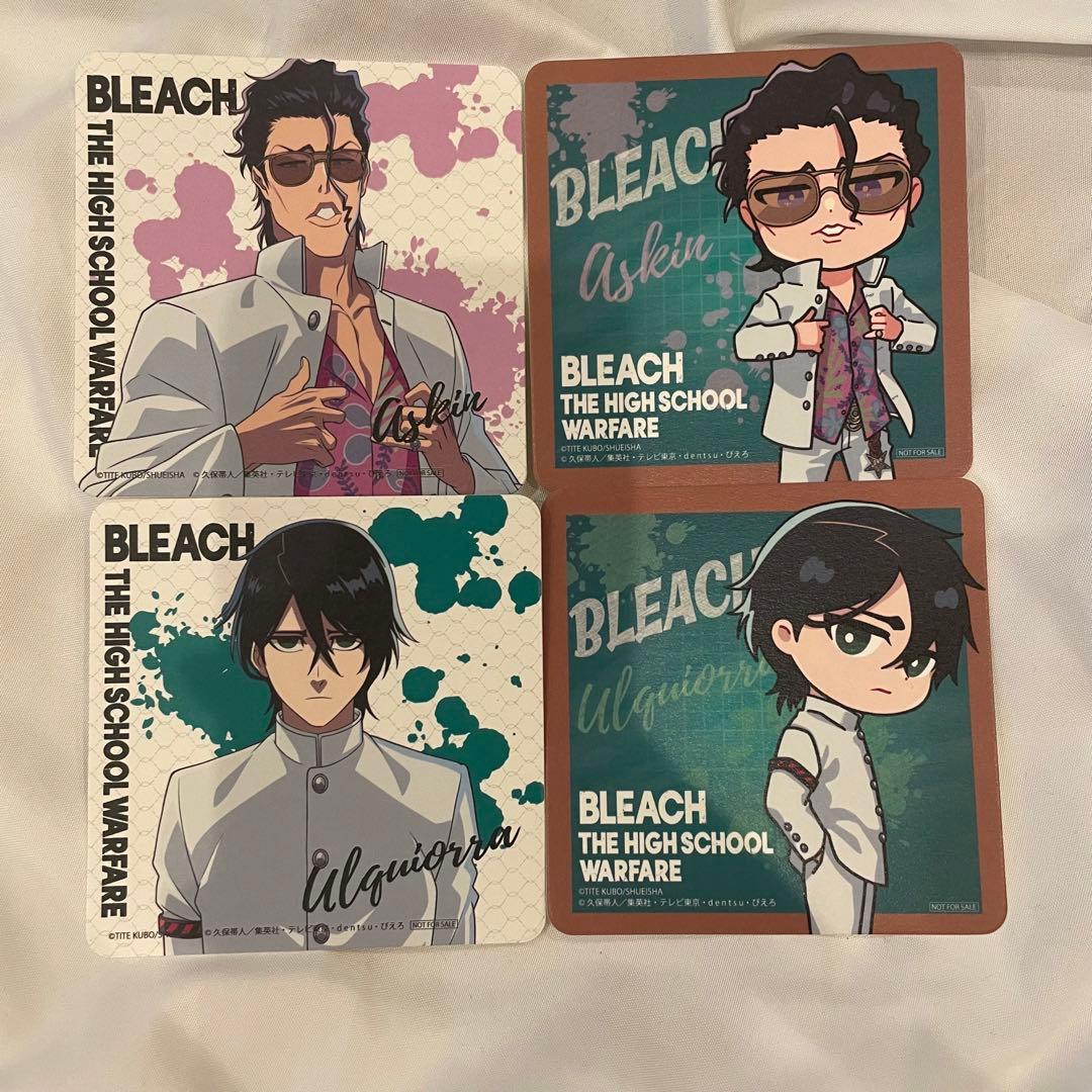 BLEACH 学ラン カフェ特典コースター ウルキオラ アスキン - メルカリ
