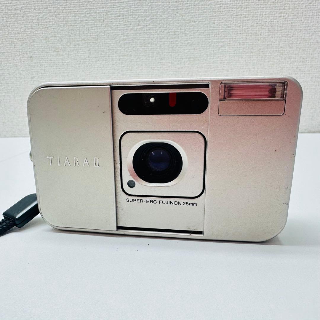 FUJIFILM フィルムカメラ　TIARA II コンパクトでオシャレなフィルムカメラ「FUJIFILM TIARA Ⅱ」【作例付き】