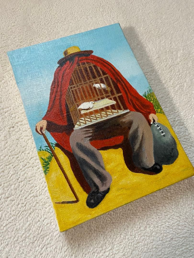 マグリット 肉筆手描きの油絵模写画 臨床医 - メルカリ