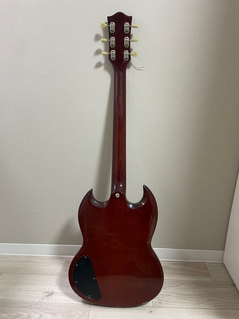 Gibson風 SG チェリーレッド エレキギター 現状品