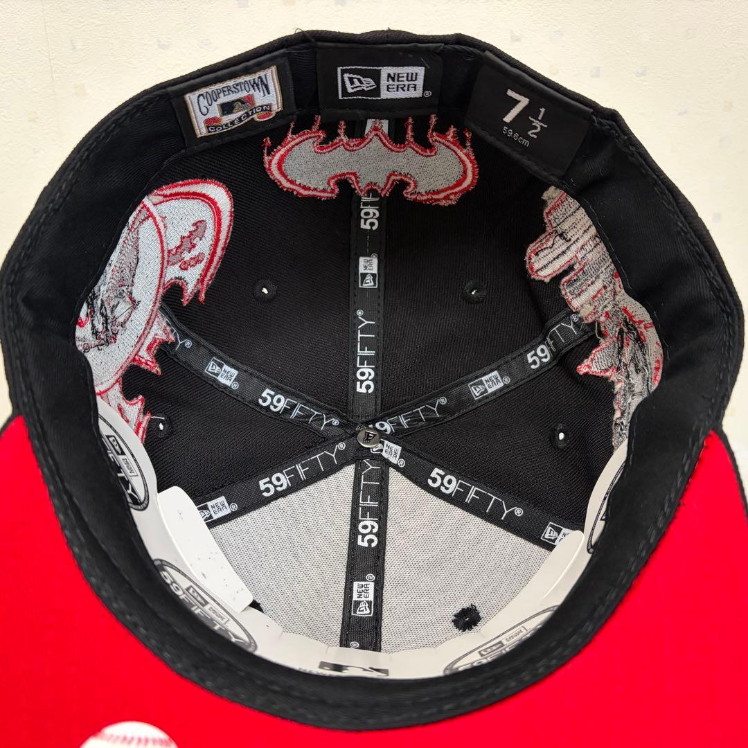 未使用】海外限定 59FIFTY NY BATMAN 蝙蝠カスタム 7 1/2 - メルカリ
