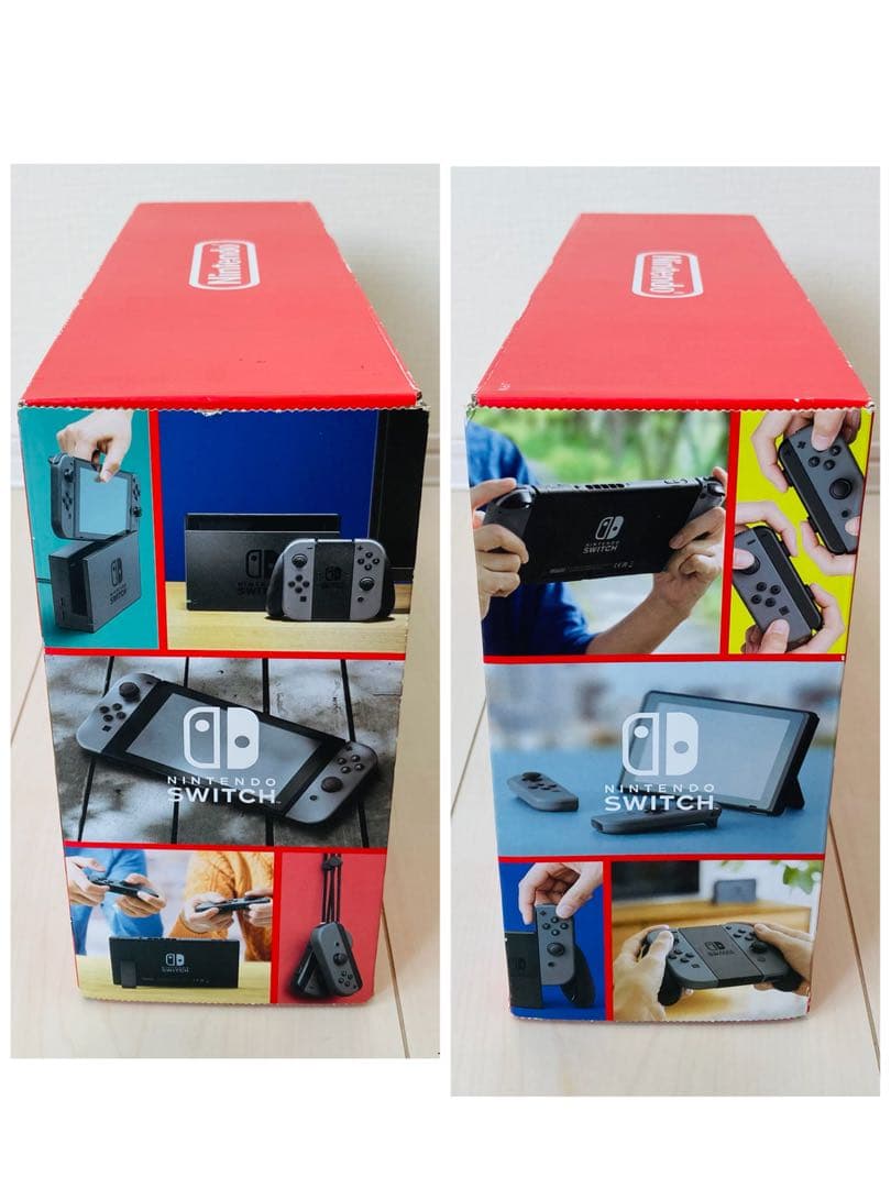 バッテリー強化版】ニンテンドースイッチ グレー ゲーム機 Switch 本体