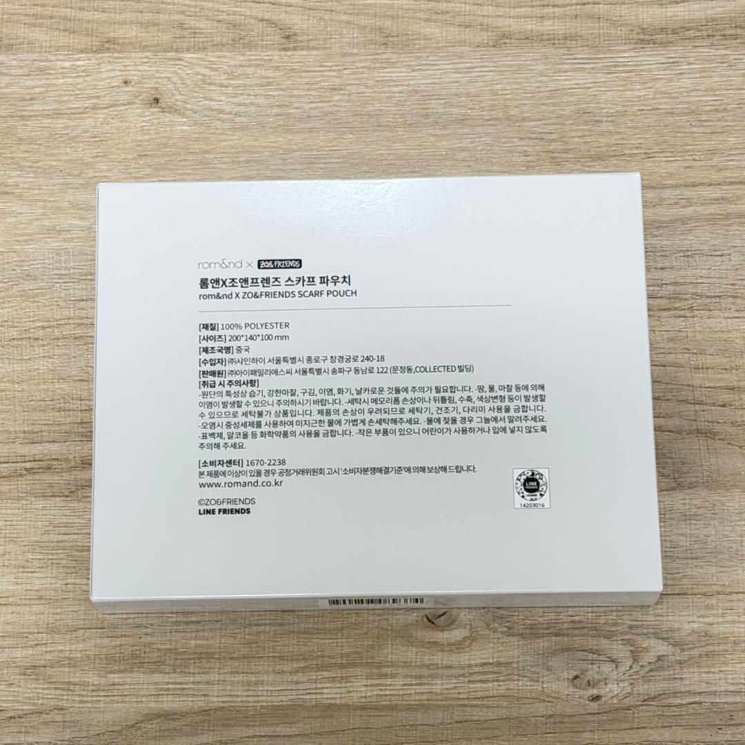 rom&nd ZO&FRIENDS ZOA スカーフポーチ - メルカリ