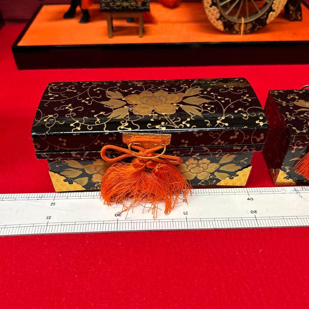 326】ひな祭り＊45号9品雛道具木製