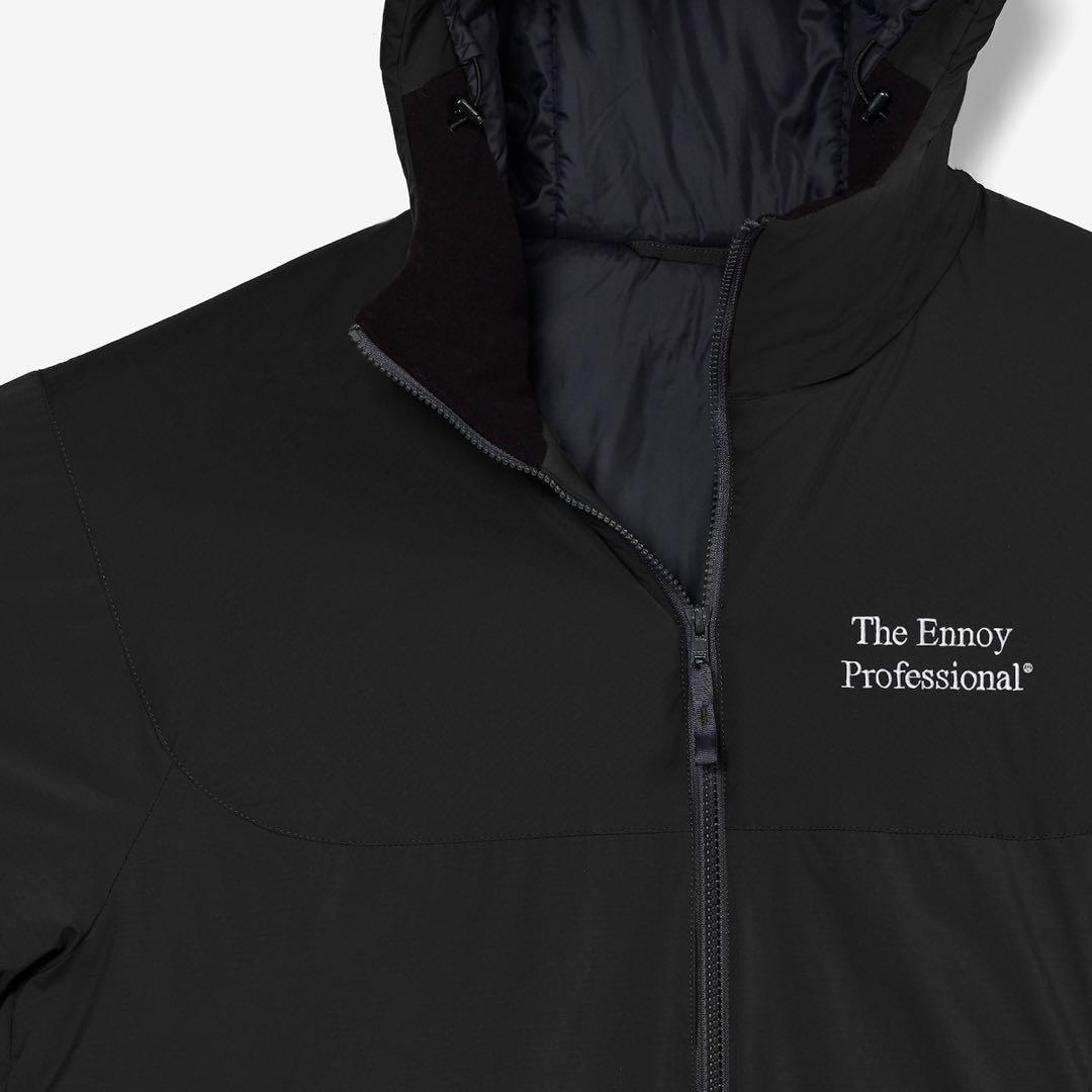 ENNOYとスタイリスト私物 PADDED NYLON HOODIE ブラックM - メルカリ