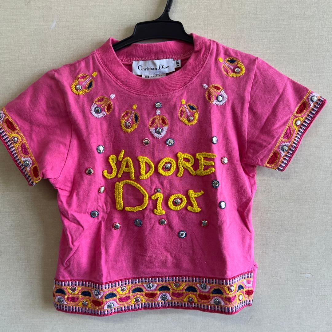 激レア⭐︎クリスチャンディオール ガリアーノの期　刺繍Tシャツkids b247231.jpg