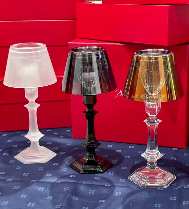 ウッチィ様専用) フロストホワイト バカラ キャンドルスタンド アワ