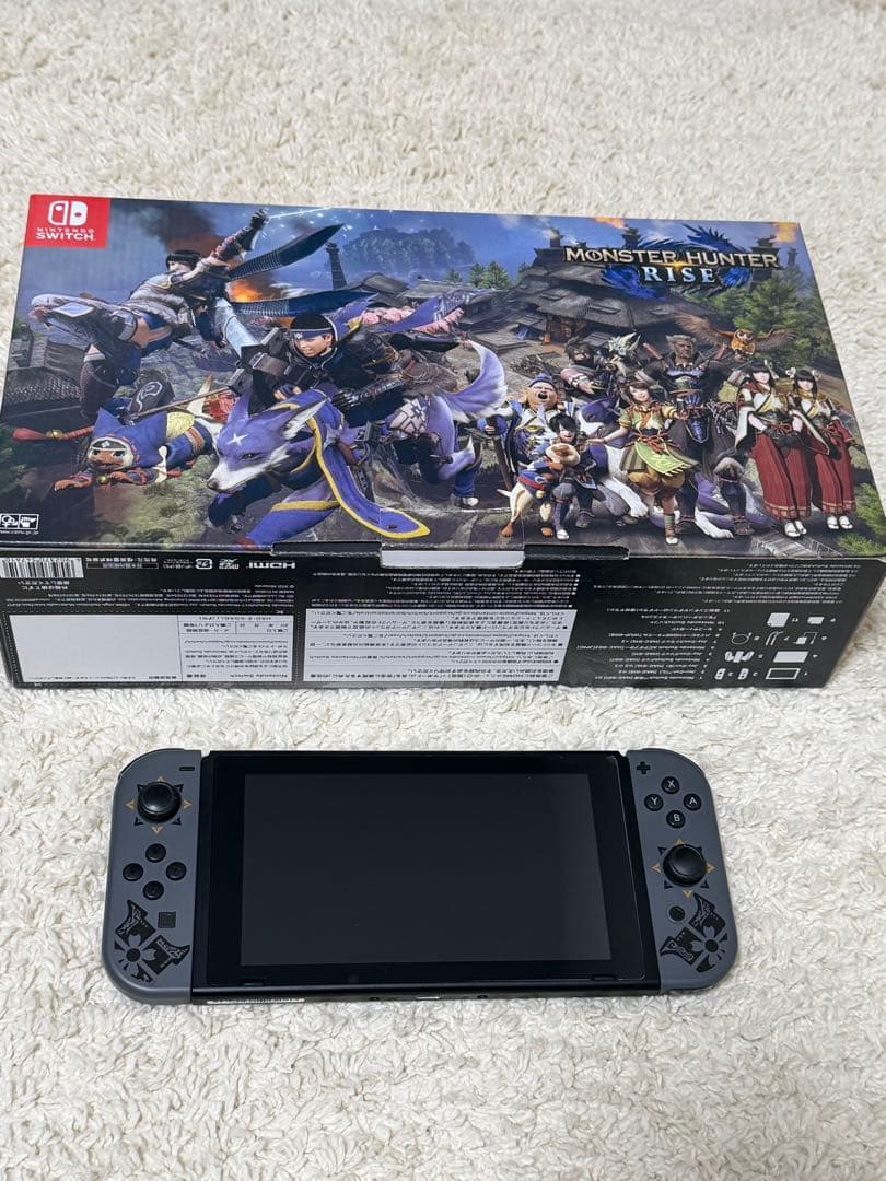 モンハン限定Nintendo Switch Micro SD 256GB付き モンスターハンターライズ microSDカード64GB + カードケース6 for