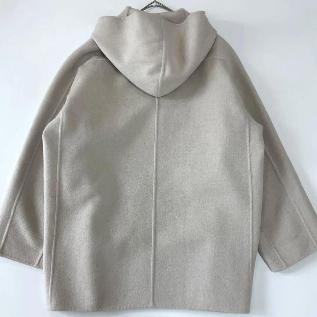 美品♡ ボールジィ プレミアムウール リバーフーデットコート ベージュ