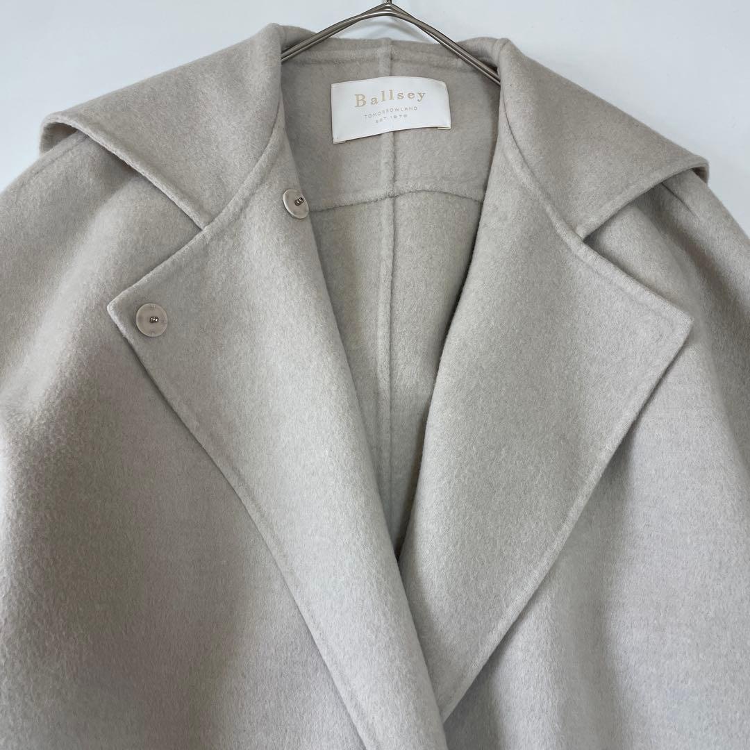 美品♡ ボールジィ プレミアムウール リバーフーデットコート ベージュ