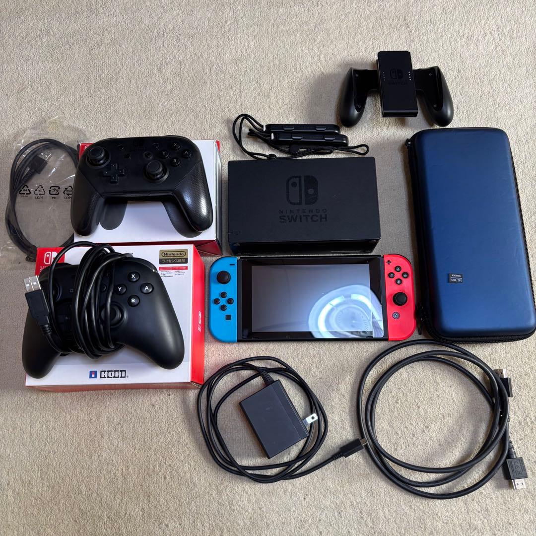 【美品】Nintendo Switch バッテリー強化版セット Nintendo Switch 【福袋 4点セット】Nintendo 本体 バッテリー強化版