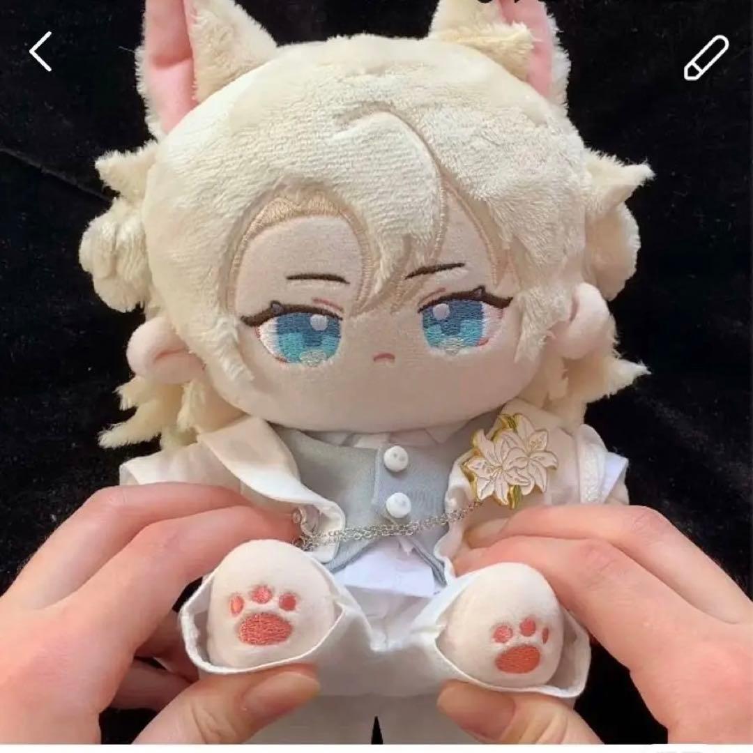 原神 アルベド ぬいぐるみ 20cm ネコミミ 着せ替えぬい - メルカリ