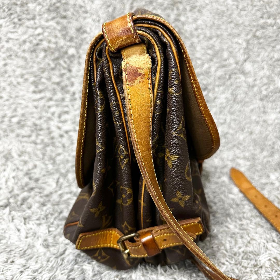 ルイヴィトン モノグラム ソミュール35 ショルダーバッグ M42254