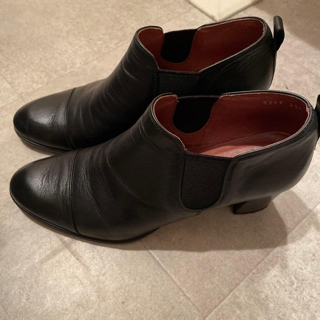 MARGARET HOWELL idea 24.5㎝サイドゴアブーツ レザー - メルカリ