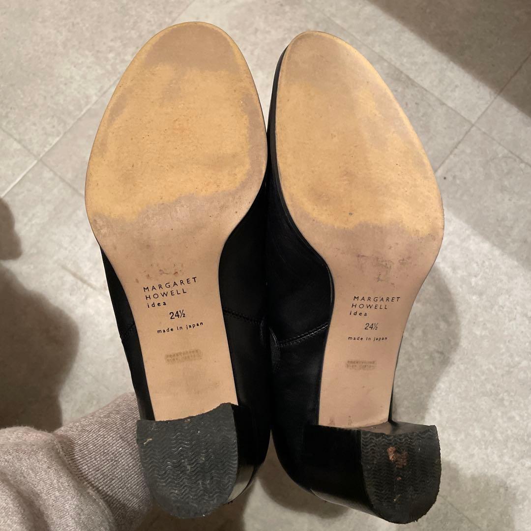 MARGARET HOWELL idea 24.5㎝サイドゴアブーツ レザー - メルカリ