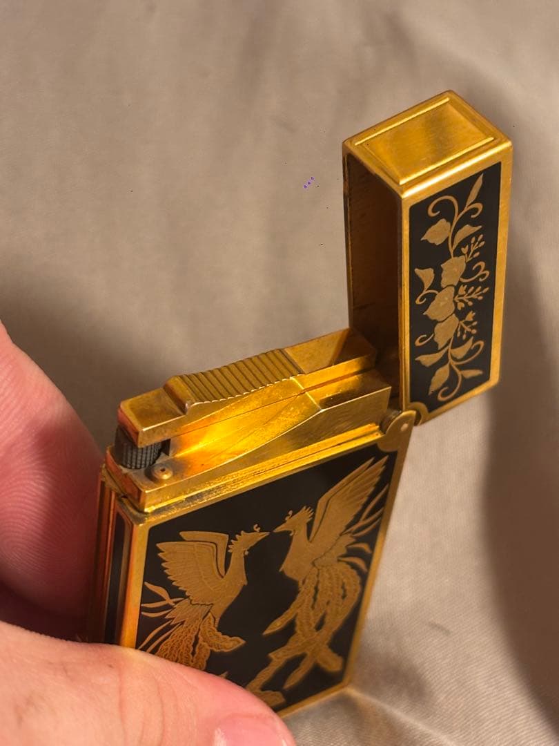 S.T.Dupont 純金蒔絵　1993年皇太子御成婚記念品