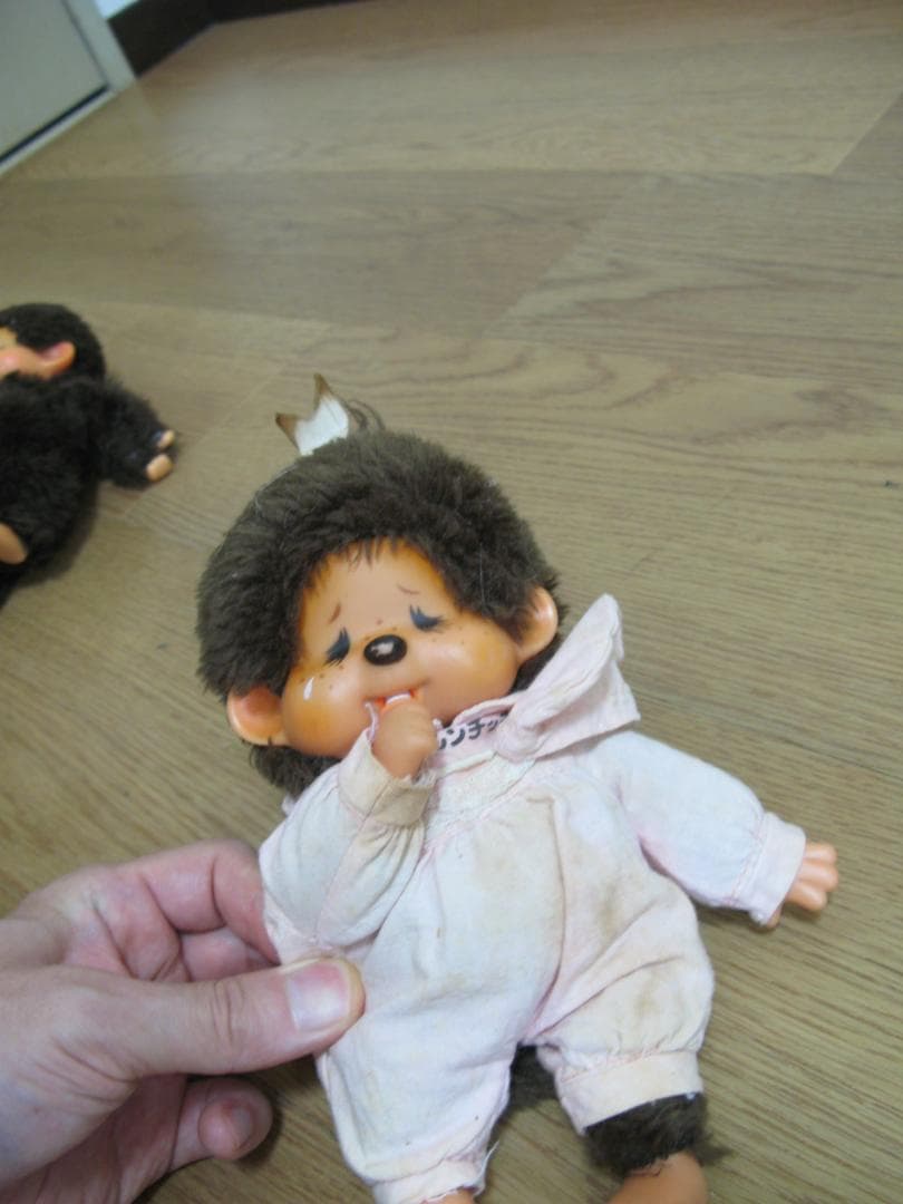セキグチくたくたシリーズふた子のモンチッチ女の子 泣き顔 ぬいぐるみ
