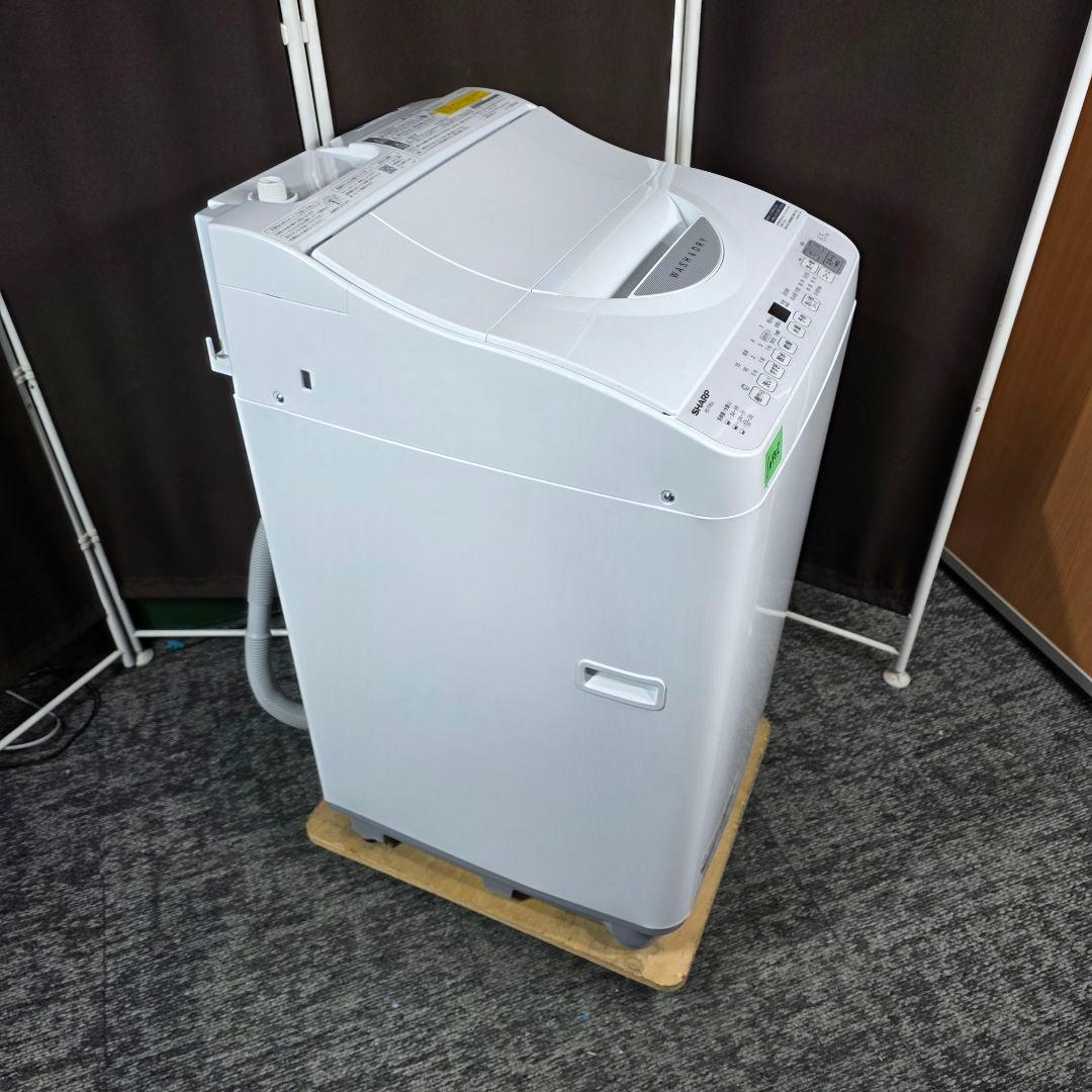 10452送料無料！2025年製！乾燥付き！SHARP 6.5kg 洗濯機