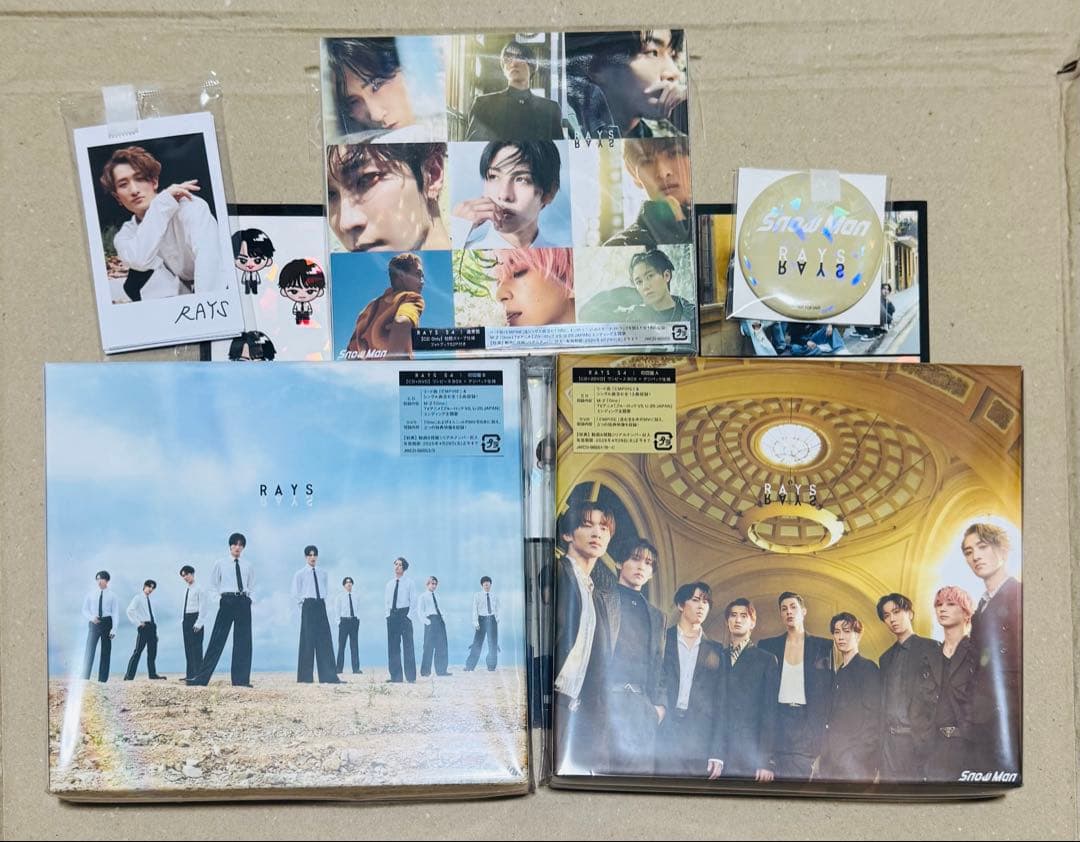 RAYS CDアルバム Man 特典付き RAYS ［CD+2DVD］＜初回盤A＞/Snow Man
