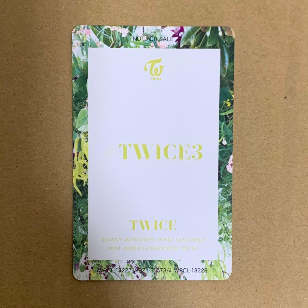 TWICE #TWICE3 ハイタッチ券 ミナ トレカ