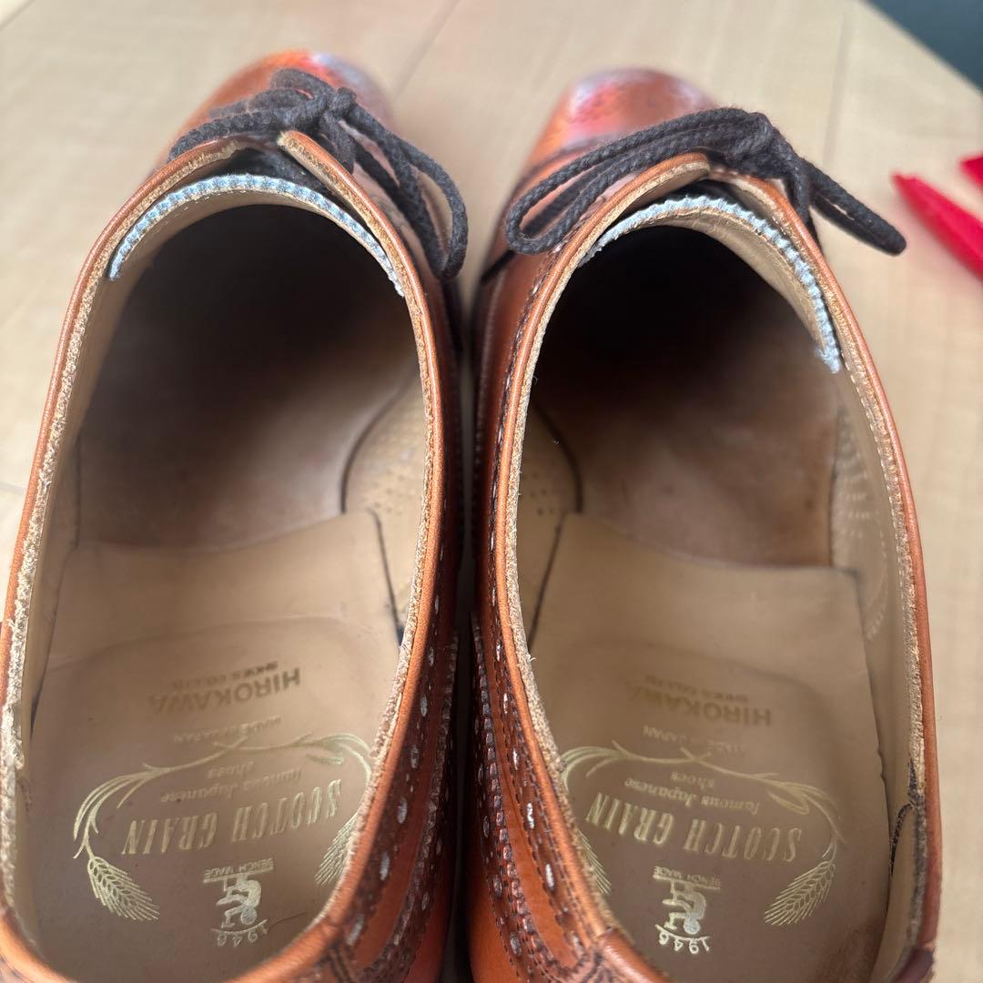 美品】スコッチグレイン インペリアルⅢ ブラウン 25cm - メルカリ