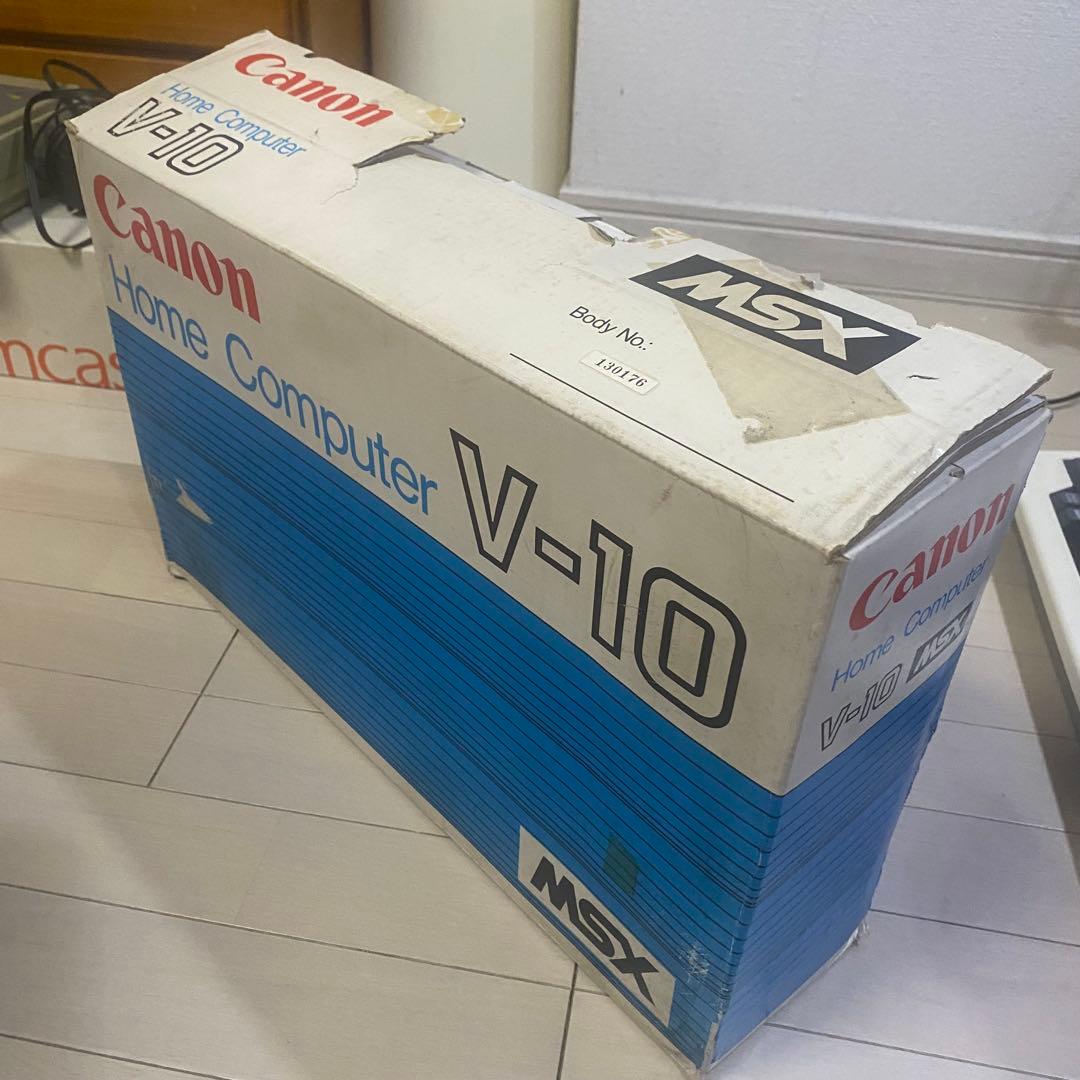 レア希少】MSX Canon V10 コンピューター(起動確認済/解説書付属