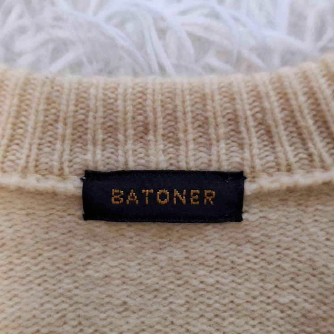 BATONER✨L'ECHOPPE別注 SADDLE SHOULDER KNIT