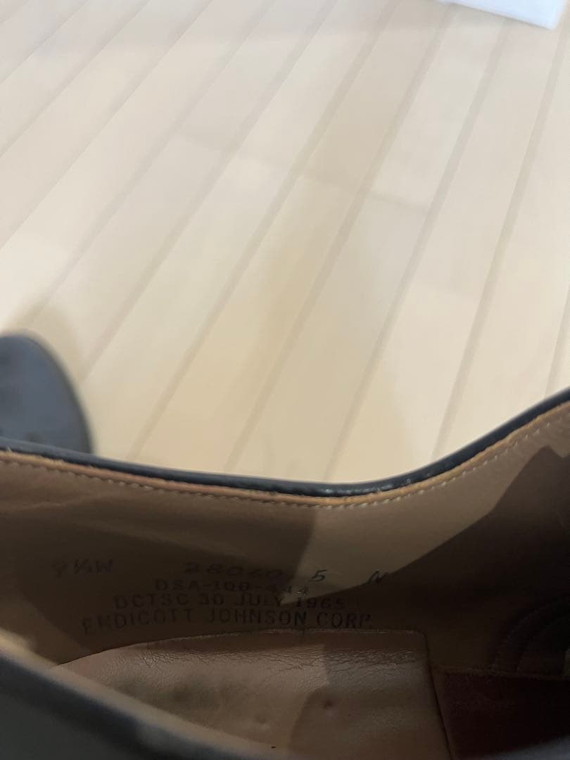 usnavy サービスシューズ　91/2W 27.5cm 60s