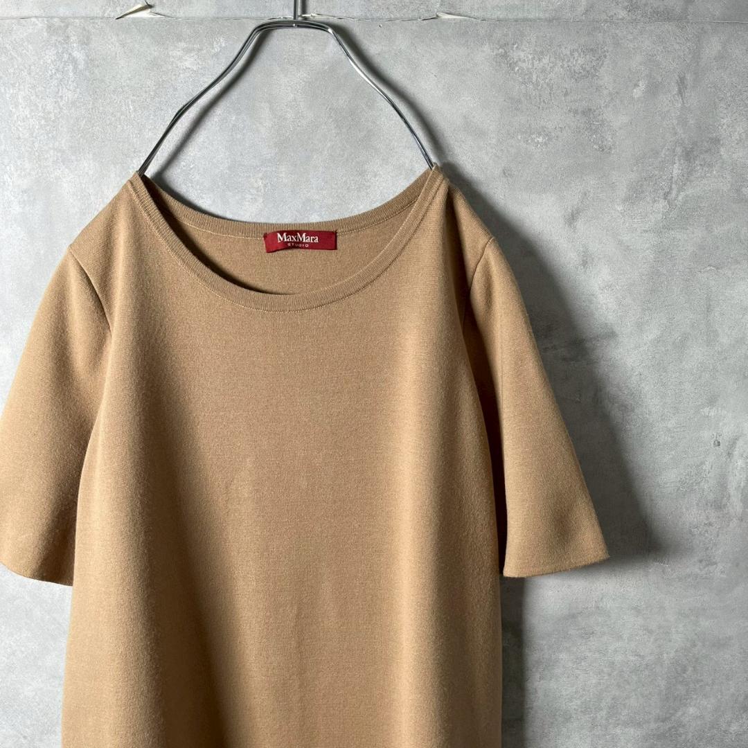 MaxMara studio マックスマーラ 半袖 ニットワンピース N2168