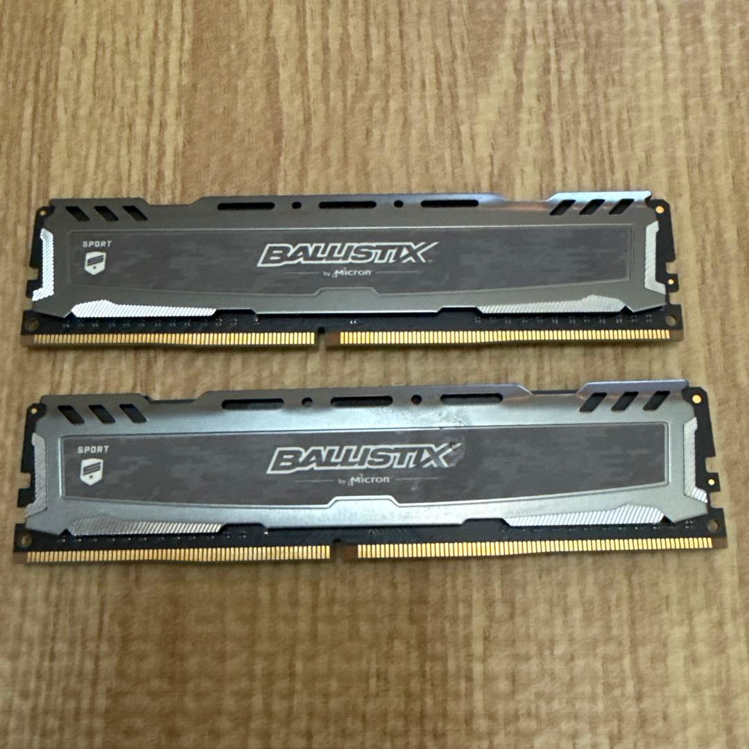 Ballistix Sport DDR4 メモリ 16GB Crucial Ballistix Sport at 2666 MHz DDR4 DRAM Desktop Gaming